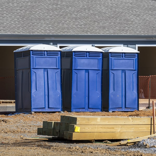 are there any restrictions on what items can be disposed of in the portable toilets in Hudson ME